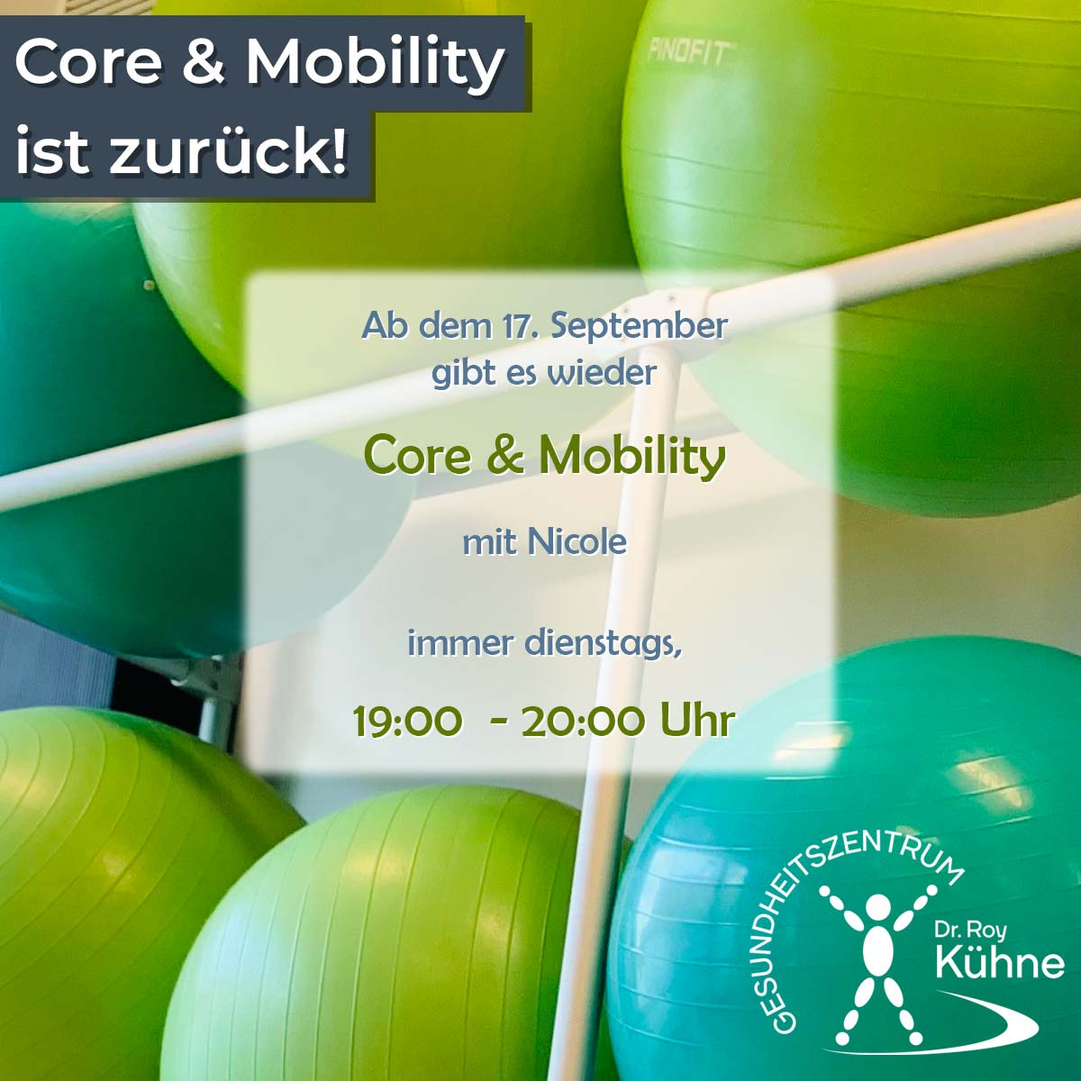 COre an Mobility Fitnesskurs im Gesundheitszentrum Dr. Roy Kühne Northeim